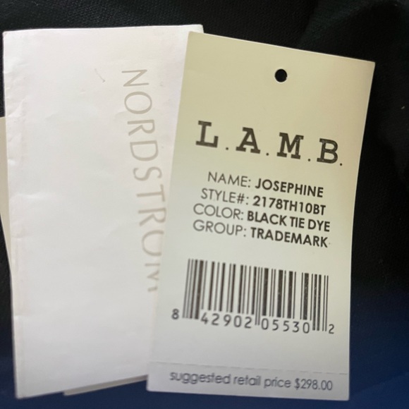 Vintage L.A.M.B. Leather Josephine Tie Dye Handbag w/ Dust Bag - Picture 13 of 15